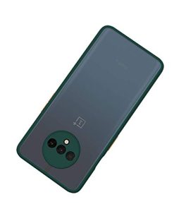 Winble Back Case Cover for OnePlus 7T Back Cover Slim Camera Protection Shockproof Anti Slip Grip PC TPU Smock Back Cover for OnePlus 7T One Plus 7T Green 0 1