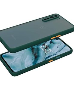 Winble Back Case Cover for OnePlus Nord Back Cover Slim Camera Protection Shockproof Anti Slip Grip PC TPU Smock Back Cover for OnePlus NordOne Plus Nord Green 0 1