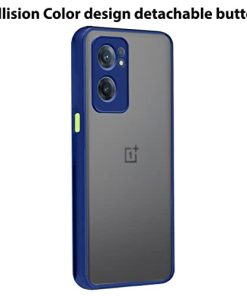 Winble Back Case Cover for OnePlus Nord CE 2 5G Back Cover Slim Camera Protection Shockproof Anti Slip Grip PC TPU Smock Back Cover for OnePlus Nord CE 2 5G One Plus Nord CE 2 5G Blue 0 0