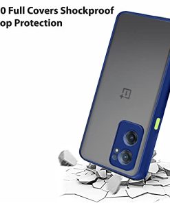 Winble Back Case Cover for OnePlus Nord CE 2 5G Back Cover Slim Camera Protection Shockproof Anti Slip Grip PC TPU Smock Back Cover for OnePlus Nord CE 2 5G One Plus Nord CE 2 5G Blue 0 2