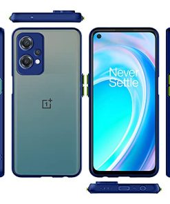 Winble Back Case Cover for OnePlus Nord CE 2 Lite 5G Silicone Back Cover Slim Camera Protection Shockproof Anti Slip Smoked Back Cover for OnePlus Nord CE 2 Lite 5G One Plus Nord CE 2 Lite 5G Blue 0 3