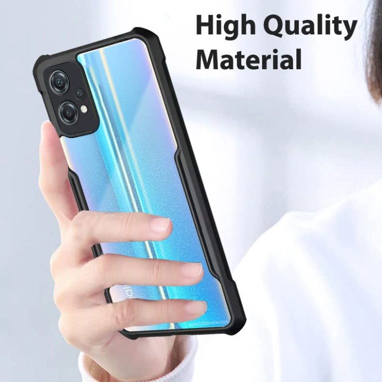 Winble Back Case Cover for Realme 9 Pro 5G Back Cover Crystal Clear Camera Protection Airbag PC TPU Bumper Back Cover for Realme 9 Pro 5G 0 2