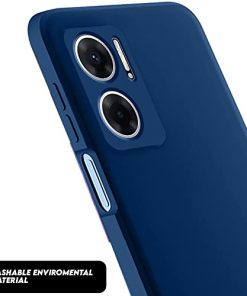 Winble Back Case Cover for Redmi 11 Prime 5G Back Cover Case Camera Protection Soft Liquid Silicone Protective Back Cover Designed for Redmi 11 Prime 5G Blue 0 2