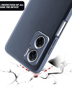 Winble Back Case Cover for Redmi 11 Prime 5G Back Cover Case Camera Protection Soft Liquid Silicone Protective Back Cover Designed for Redmi 11 Prime 5G Gray 0 0