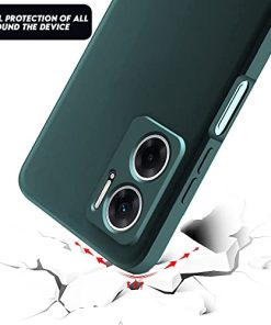 Winble Back Case Cover for Redmi 11 Prime 5G Back Cover Case Camera Protection Soft Liquid Silicone Protective Back Cover Designed for Redmi 11 Prime 5G Green 0 0