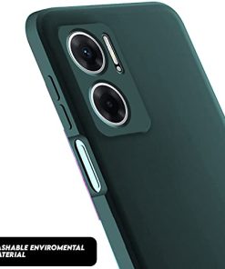 Winble Back Case Cover for Redmi 11 Prime 5G Back Cover Case Camera Protection Soft Liquid Silicone Protective Back Cover Designed for Redmi 11 Prime 5G Green 0 2