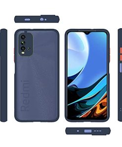 Winble Back Case Cover for Redmi 9 Power Back Cover Slim Camera Protection Shockproof Anti Slip Grip PC TPU Smock Back Cover for Redmi 9 Power Blue 0 1