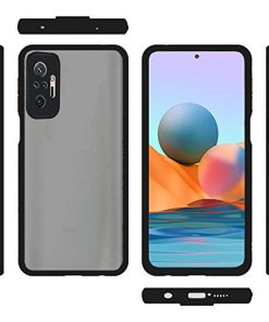 Winble Back Case Cover for Redmi Note 10 ProPro Max Back Cover Slim Camera Protection Shockproof Anti Slip Grip PC TPU Smock Back Cover for Redmi Note 10 ProPro Max Black 0 0