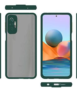 Winble Back Case Cover for Redmi Note 10 ProPro Max Back Cover Slim Camera Protection Shockproof Anti Slip Grip PC TPU Smock Back Cover for Redmi Note 10 ProPro Max Green 0 0