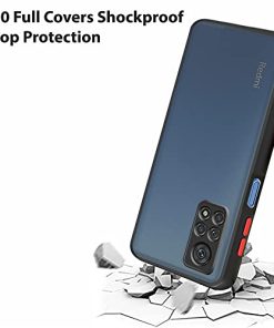 Winble Back Case Cover for Redmi Note 11 11S Back Cover Slim Camera Protection Shockproof Anti Slip Grip PC TPU Smock Back Cover for Redmi Note 11 Redmi Note 11S Black 0 2