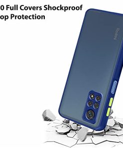 Winble Back Case Cover for Redmi Note 11 11S Back Cover Slim Camera Protection Shockproof Anti Slip Grip PC TPU Smock Back Cover for Redmi Note 11 Redmi Note 11S Blue 0 2