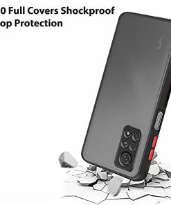 Winble Back Case Cover for Redmi Note 11 ProNote 11 Pro Plus 5G Back Cover Slim Camera Protection Shockproof Anti Slip Grip PC TPU Smock Back Cover for Redmi Note 11 ProNote 11 Pro 5G Black 0 3