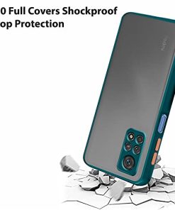 Winble Back Case Cover for Redmi Note 11 ProNote 11 Pro Plus 5G Back Cover Slim Camera Protection Shockproof Anti Slip Grip PC TPU Smock Back Cover for Redmi Note 11 ProNote 11 Pro 5G Green 0 2