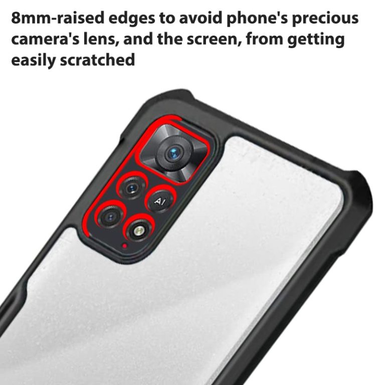 Winble Back Case Cover for Redmi Note 11 ProNote 11 Pro Plus 5G Back Cover Slim Crystal Clear Camera Protection Airbag Shockproof Grip TPU Bumper Back Cover for Redmi Note 11 ProNote 11 Pro 5G 0 0