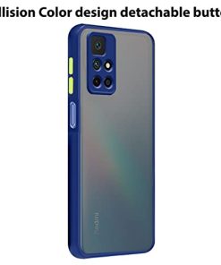 Winble Back Case Cover for Redmi Note 11T 5G Back Cover Slim Camera Protection Shockproof Anti Slip Grip PC TPU Smock Back Cover for Redmi Note 11T 5G Poco M4 Pro 5G Blue 0 0