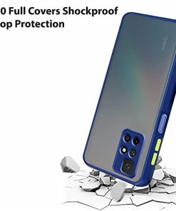 Winble Back Case Cover for Redmi Note 11T 5G Back Cover Slim Camera Protection Shockproof Anti Slip Grip PC TPU Smock Back Cover for Redmi Note 11T 5G Poco M4 Pro 5G Blue 0 2