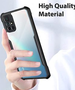 Winble Back Case Cover for Redmi Note 11T 5G Back Cover Slim Crystal Clear Camera Protection Airbag Shockproof Anti Slip Grip PC TPU Bumper Back Cover for Redmi Note 11T 5G Poco M4 Pro 5G 0 3