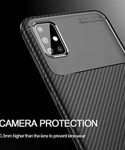 Winble Back Case Cover for Samsung Galaxy M31s Back Cover Case Cover Shock Proof Slim Rugged Armor Drop Tested Back Cover for Samsung Galaxy M31s Black 0 0