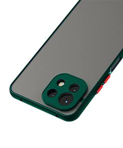 Winble Back Case Cover for Xiaomi Mi 11 Lite NE 5G Back Cover Slim Camera Protection Shockproof Anti Slip Grip PC TPU Smock Back Cover for Xiaomi Mi 11 Lite NE 5G Green 0 1