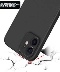 Winble Back Case Cover for iPhone 11 Back Cover Case Camera Protection Soft Liquid Silicone Protective Back Cover Designed for iPhone 11 Black 0 0