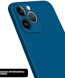 Winble Back Case Cover for iPhone 11 Pro Back Cover Case Camera Protection Soft Liquid Silicone Protective Back Cover Designed for iPhone 11 Pro Blue 0 1