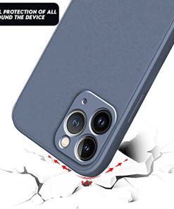 Winble Back Case Cover for iPhone 11 Pro Back Cover Case Camera Protection Soft Liquid Silicone Protective Back Cover Designed for iPhone 11 Pro Gray 0 0