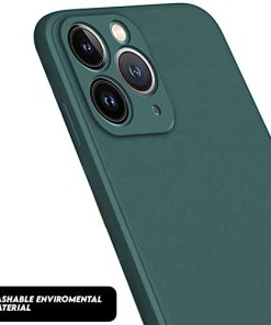 Winble Back Case Cover for iPhone 11 Pro Back Cover Case Camera Protection Soft Liquid Silicone Protective Back Cover Designed for iPhone 11 Pro Green 0 1