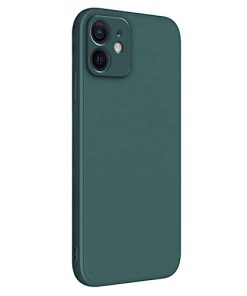 Winble Back Case Cover for iPhone 12 Mini Back Cover Case Camera Protection Soft Liquid Silicone Protective Back Cover Designed for iPhone 12 Mini Green 0 4