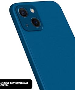 Winble Back Case Cover for iPhone 13 Back Cover Case Camera Protection Soft Liquid Silicone Protective Back Cover Designed for iPhone 13 Blue 0 2