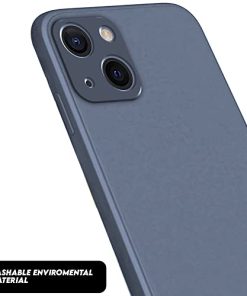 Winble Back Case Cover for iPhone 13 Mini Back Cover Case Camera Protection Soft Liquid Silicone Protective Back Cover Designed for iPhone 13 Mini Gray 0 2