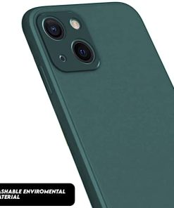 Winble Back Case Cover for iPhone 13 Mini Back Cover Case Camera Protection Soft Liquid Silicone Protective Back Cover Designed for iPhone 13 Mini Green 0 2