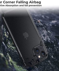 Winble Back Case Cover for iPhone 13 Mini Back Cover TPU and Poly Carbonate Airbag Shockproof Anti Slip Grip PC Bumper Back Cover for iPhone 13 Mini 0 1