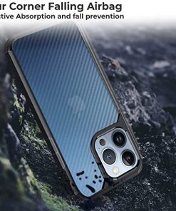 Winble Back Case Cover for iPhone 13 Pro Back Cover TPU and Poly Carbonate Airbag Shockproof Anti Slip Grip PC Bumper Back Cover for iPhone 13 Pro 0 1