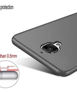 Winble Back Case for OnePlus 3 OnePlus 3T Back Cover Soft Flexible Ultra Silicon Protective for OnePlus 3 OnePlus 3T Black 0 1