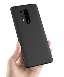 Winble Back Case for OnePlus 8 Pro Back Cover Soft Flexible Ultra Silicon Protective for OnePlus 8 Pro Black 0 1