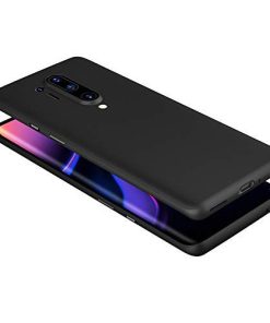 Winble Back Case for OnePlus 8 Pro Back Cover Soft Flexible Ultra Silicon Protective for OnePlus 8 Pro Black 0 2