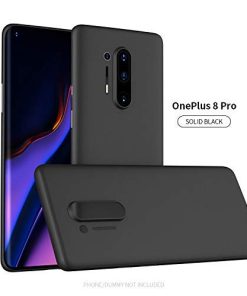 Winble Back Case for OnePlus 8 Pro Back Cover Soft Flexible Ultra Silicon Protective for OnePlus 8 Pro Black 0 4