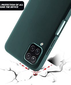 Winble Back Case for Samsung Galaxy A12 M12 F12 Back Case Cover Camera Protection Soft Silicon Protective Back Cover Designed for Samsung Galaxy A12 M12 F12 Green 0 0