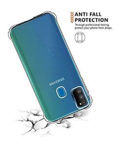 Winble Back Case for Samsung Galaxy M21 M21 2021 Edition M30s Back Cover Slim Crystal Clear Camera Protection Built in Anti Slip Grip Back Cover for Samsung Galaxy M21 2021 EditionTransparent 0 4