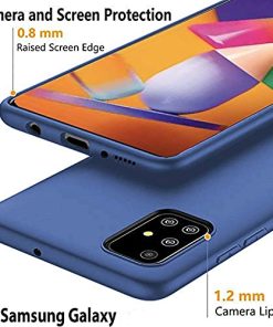 Winble Back Case for Samsung Galaxy M31s Back Cover Soft Flexible Ultra Silicon Protective for Samsung Galaxy M31s Blue 0 2