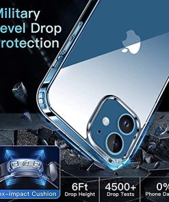 Winble Back Cover Case for iPhone 12 iPhone 12 Pro Ultra Hybrid Crystal Clear Hard TPU Camera Drop Protection Bumper Back Cover Case for iPhone 12 iPhone 12 Pro PolycarbonateTransparent 0 2