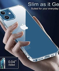 Winble Back Cover Case for iPhone 12 iPhone 12 Pro Ultra Hybrid Crystal Clear Hard TPU Camera Drop Protection Bumper Back Cover Case for iPhone 12 iPhone 12 Pro PolycarbonateTransparent 0 4