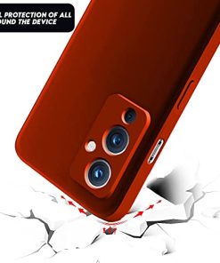 Winble Back Cover For OnePlus 9 SiliconeRed 0 0