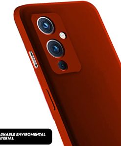 Winble Back Cover For OnePlus 9 SiliconeRed 0 2