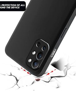 Winble Back Cover For OnePlus 9R SiliconeBlack 0 1