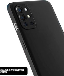 Winble Back Cover For OnePlus 9R SiliconeBlack 0 3