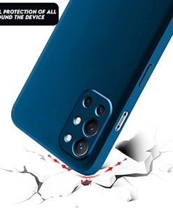 Winble Back Cover For OnePlus 9R SiliconeBlue 0 1