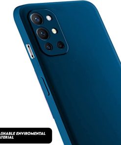 Winble Back Cover For OnePlus 9R SiliconeBlue 0 3