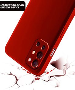 Winble Back Cover For OnePlus 9R SiliconeRed 0 1