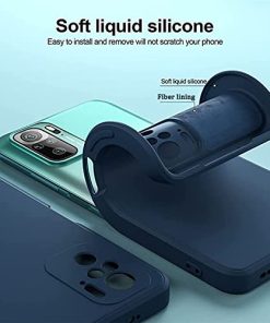 Winble Back Cover For Redmi Note 10 Note 10s SiliconeBlue 0 1